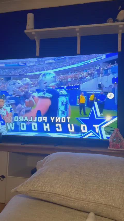 Watch the game or fuck me - free porn video