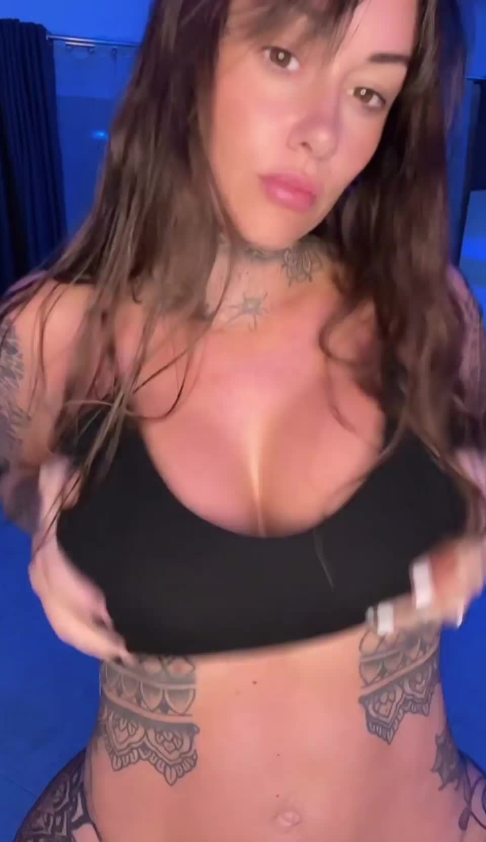 100% natural but got them tattooed - free porn video