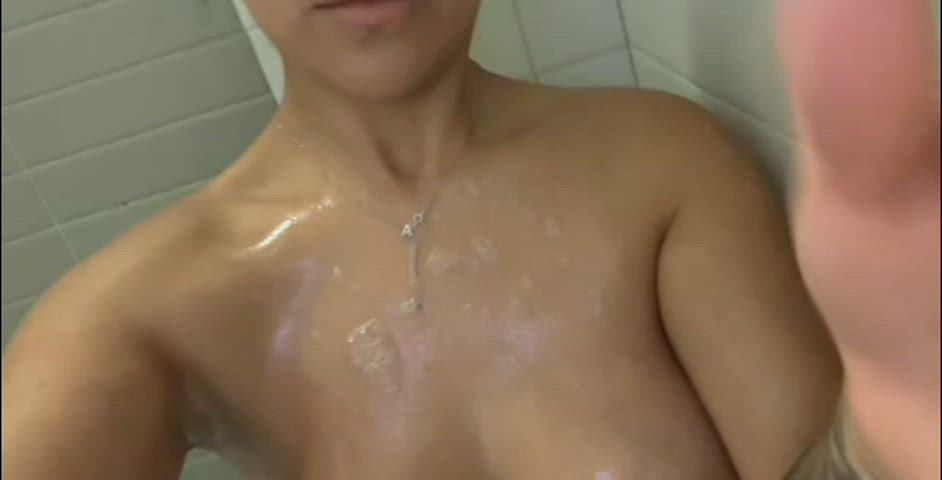 There is room for one more in this shower. - free porn video