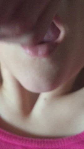 Thick massive cumshot in mouth - free porn video