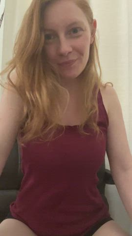 All-natural redhead, no make-up, ready to breed! - free porn video
