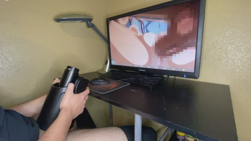 He failed at fap hero so he ruined his orgasm - free porn video