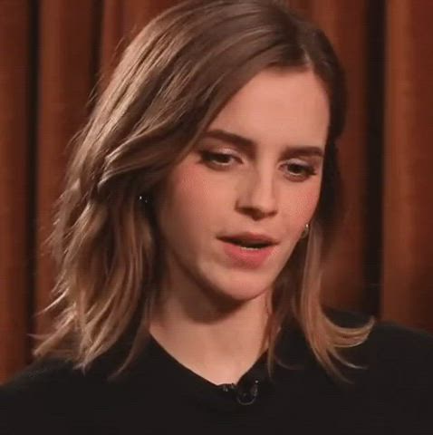 Emma Watson Face when you Slide your Cock in her Ass without any Lube. - free porn video
