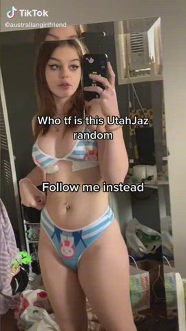 Who is she? The watermark is a fake account - free porn video