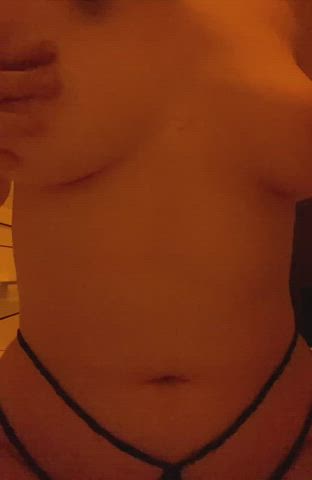 I’m playing in the bathroom while my neighbor is in the other room 😏 - free porn video