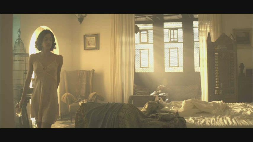 Sofia Boutella see-through dress and sex scene in new series SAS: Rogue Heroes (2022) - free porn video