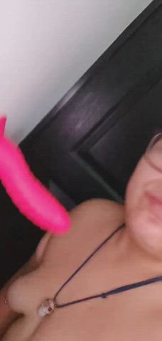 I love drooling all over my dildo, but I'd rather do it over a real one 😋🥰 - free porn video