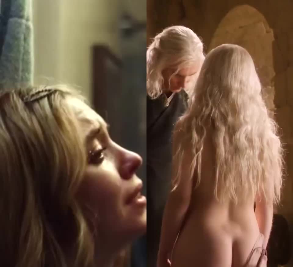 Magnificent boobs: Sydney Sweeney and Emilia Clarke - free porn video