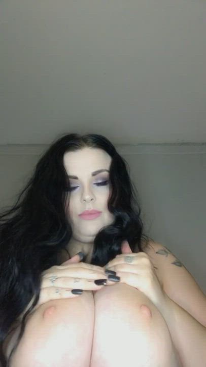 Big enough to slide your cock between? - free porn video