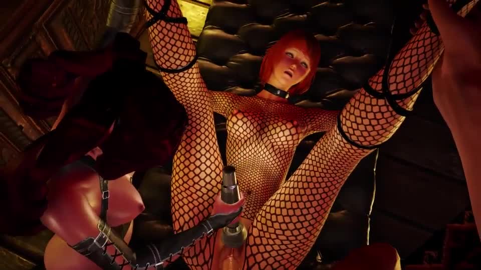 Have some fine fishnet fun fucking Cait! [AHITR] - free porn video