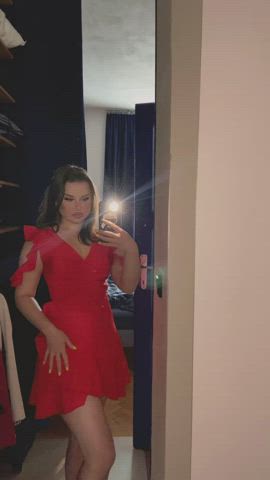 Want a peak under my dress? - free porn video