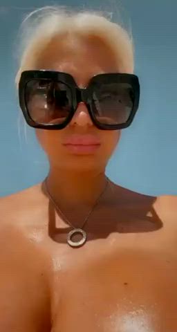 At the Beach With Skyler Nicole - free porn video
