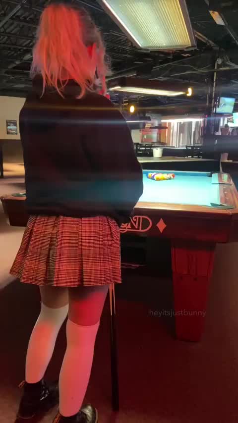 I’m not the best pool player but I make up for it in other ways [gif] - free porn video