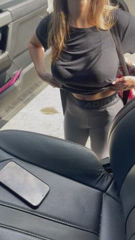 Give you a quick taste before the gym pump ;) - free porn video