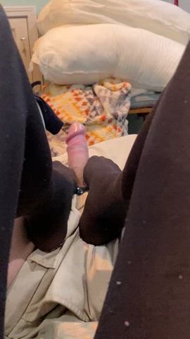 Cute feet in stockings playing with bwc - free porn video