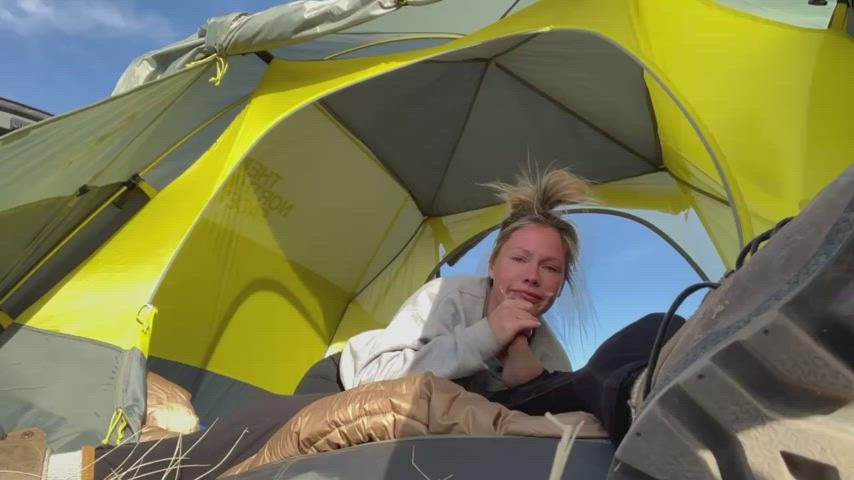 Giving myself a facial in nature makes me so happy ! - free porn video