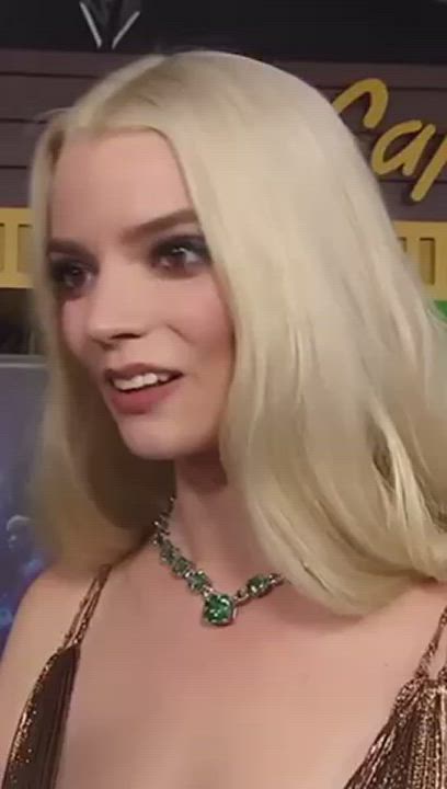 Just wanna bust all over Anya Taylor-Joy’s pretty face. 😏 - free porn video