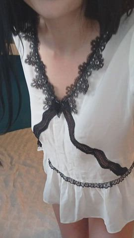 Can I wear this shirt with no bra underneath, or my classmates will notice my nipples? - free porn video