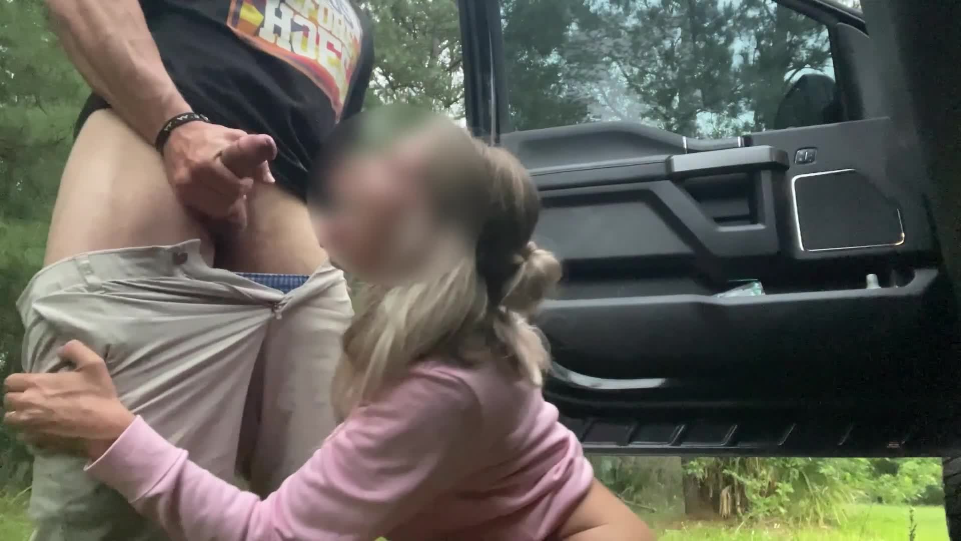 The best part of a long drive? Pulling over to enjoy a tasty treat. - free porn video