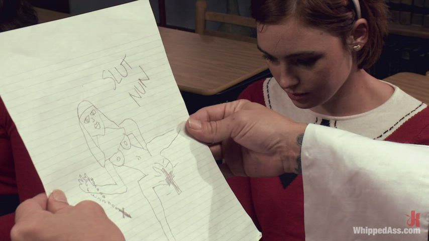 When the nun at your Catholic university is also a really mean lesbian... - free porn video