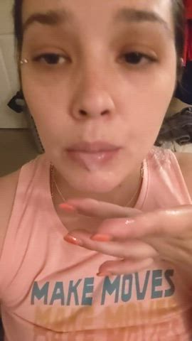Playing with Cum - free porn video