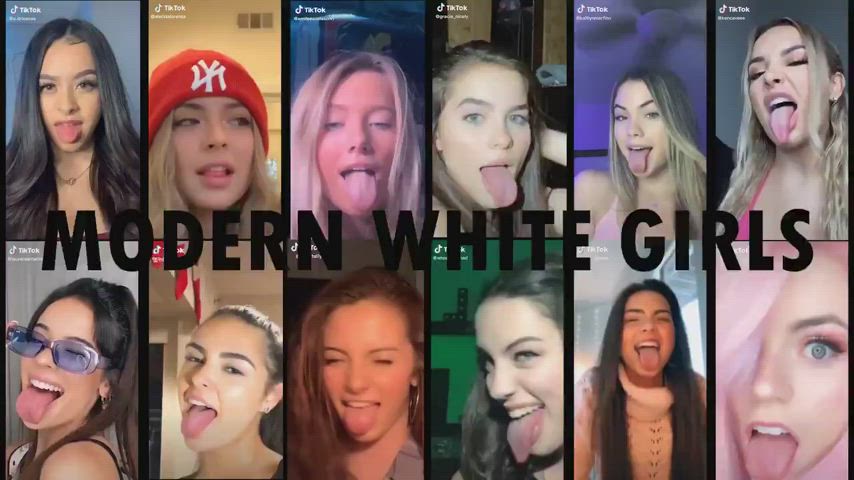 Modern White Girls VS Modern White Boys - free porn video