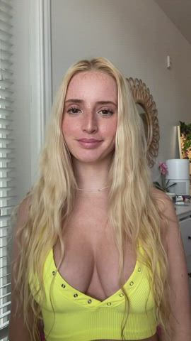 Beautiful Blonde Boobs Tik Tok +18 - free porn video