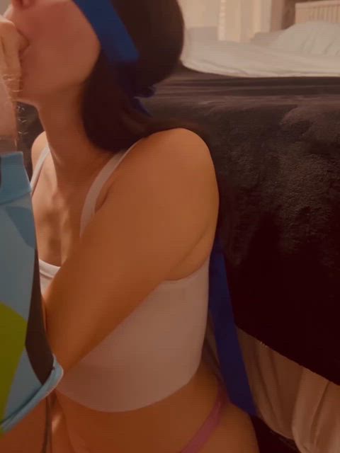 Watch me throat fuck your wife like a good little cucky😏 - free porn video