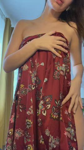 did someone order a small girl in sexy robe? - free porn video