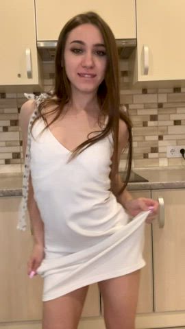 Daddy what are you giving me for breakfast today? - free porn video
