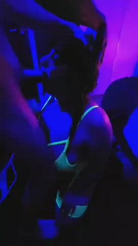 Daddy's pet in neon - free porn video