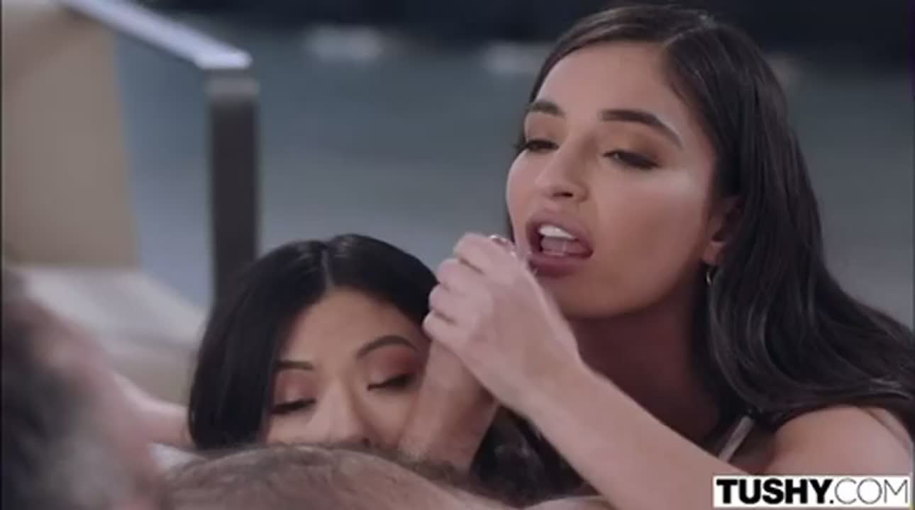 Here they are~ my bud and his slutty brother! Ever since they caught me jerking off one time while trying to surprise me they have been addicted to playing with my cock! I don't mind it and honestly it's not even gay anymore! They look so girly~ - free porn video