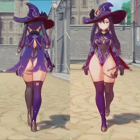 Mona taking a stroll (Hazeker) [Gensjin Impact] - free porn video