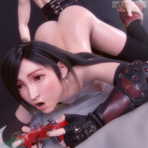 Tifa plays Final Fantasy [Final Fantasy 7] (Pantsushi) - free porn video