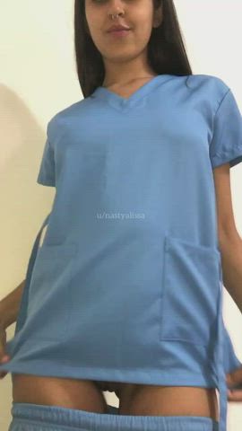 no bra and no panties for my patients 💕 - free porn video
