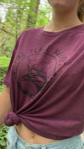First time trail flashing [gif] - free porn video