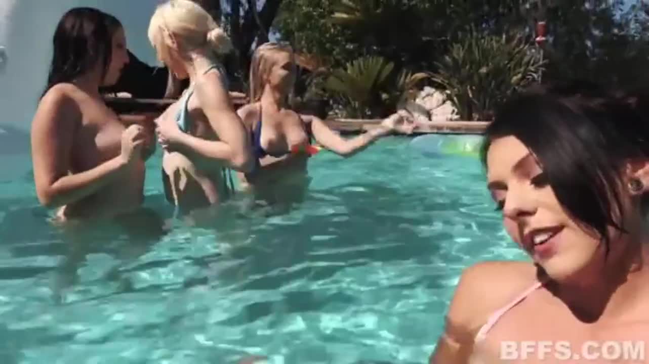 [FFFMF] Going Away Pool Party [Keisha Grey, Natalie Monroe, Brianna Brown] - free porn video