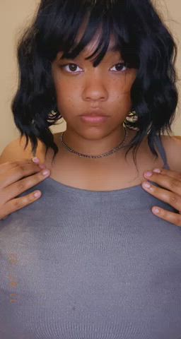 The snack that smiles back... Ur blasian gf OC - free porn video