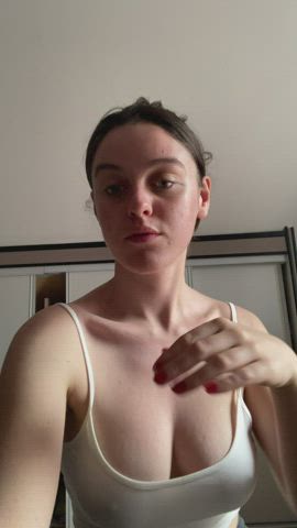 Well here's my boobs-- want a feel? - free porn video
