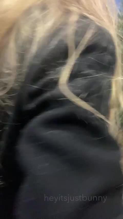 I was shopping for Christmas trees but I really just wanted to show off my tits [gif] - free porn video