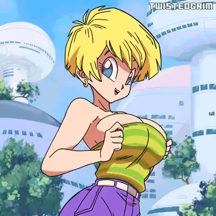 Erasa - pulls down her tube top (TwistedGrim) [Dragon Ball] - free porn video