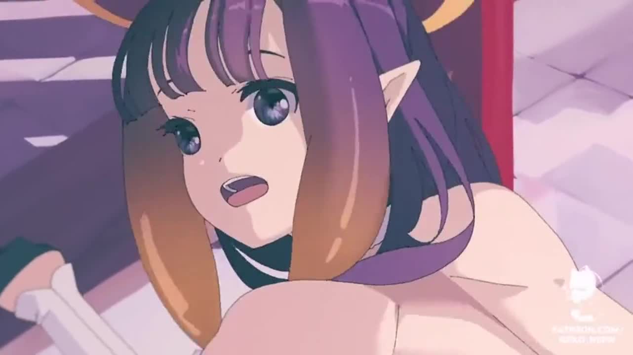Ninomae taking it from the back!(Neko_NSFW)[Hololive] - free porn video
