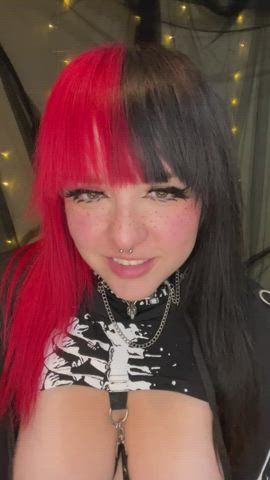 Have a little goth bounce - free porn video