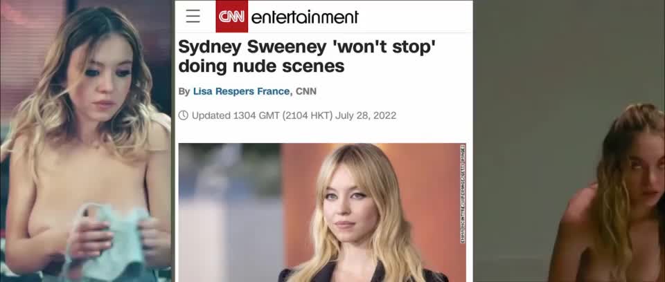 Sydney Sweeney noticed your concern and wanted to set the record straight - free porn video