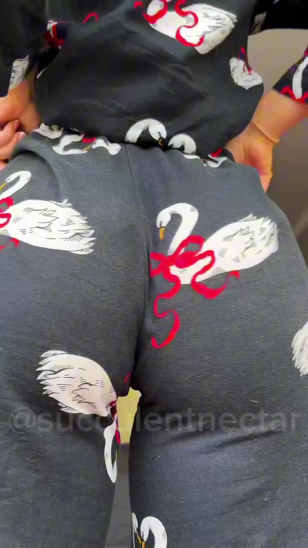 My pajamas hide the best part <3 - free porn video