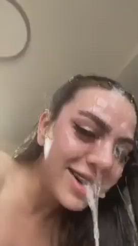 Face is so messy!! - free porn video