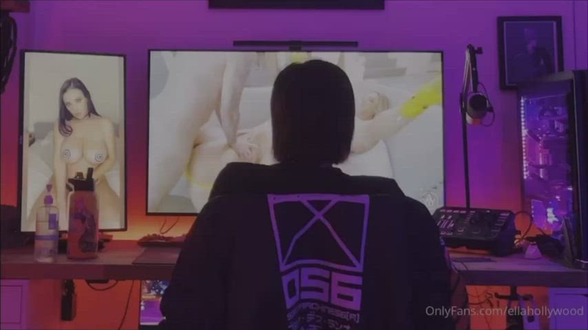 Angela White helping the gooner - free porn video
