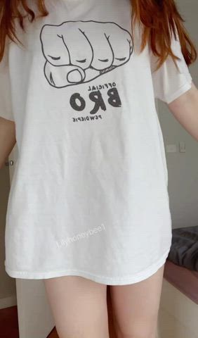 This tshirt hides a lot hehe.. - free porn video