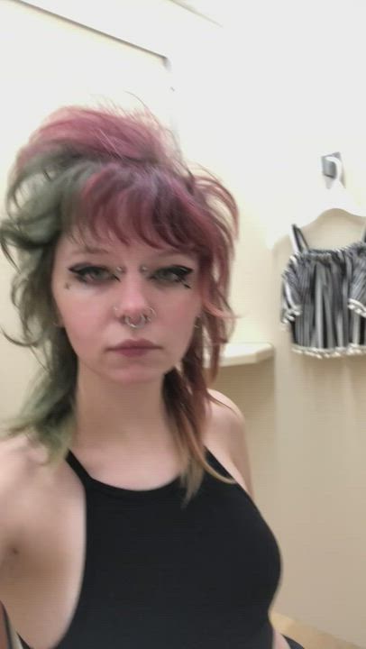 Join me in the changing room? I’ve got something on my mind that I’d love to cross off my bucket list - free porn video