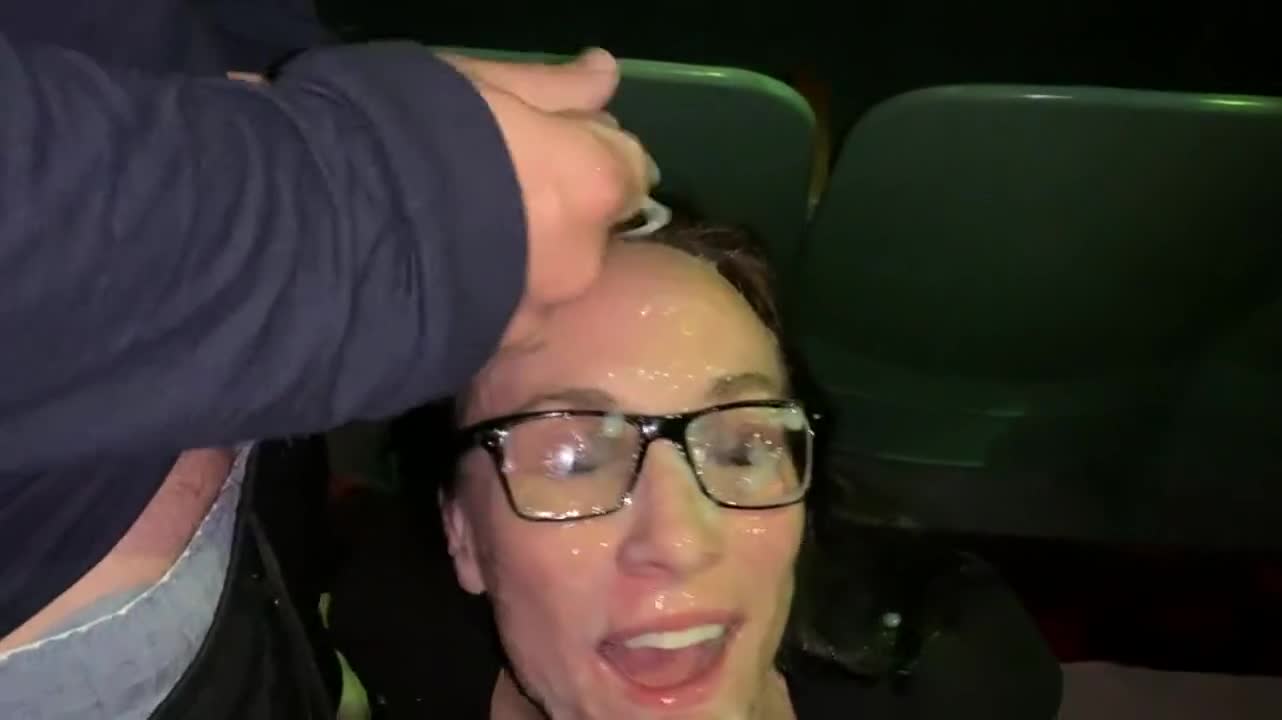 Feeling beautiful covered in cum! - free porn video